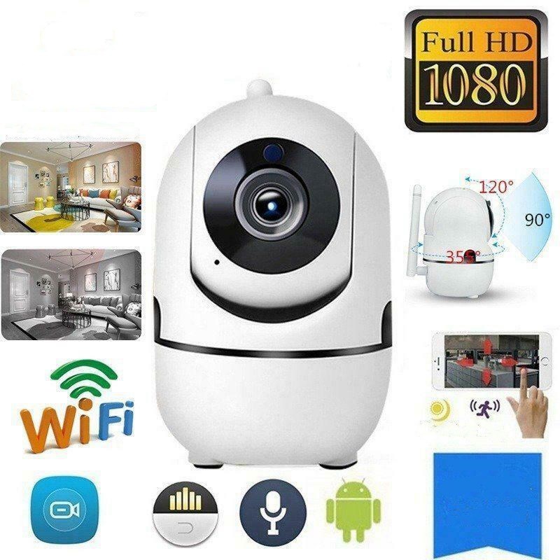 WiFi kablosuz CCTV IP kamera ev güvenlik monitörü